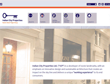 Tablet Screenshot of indiancityproperties.com